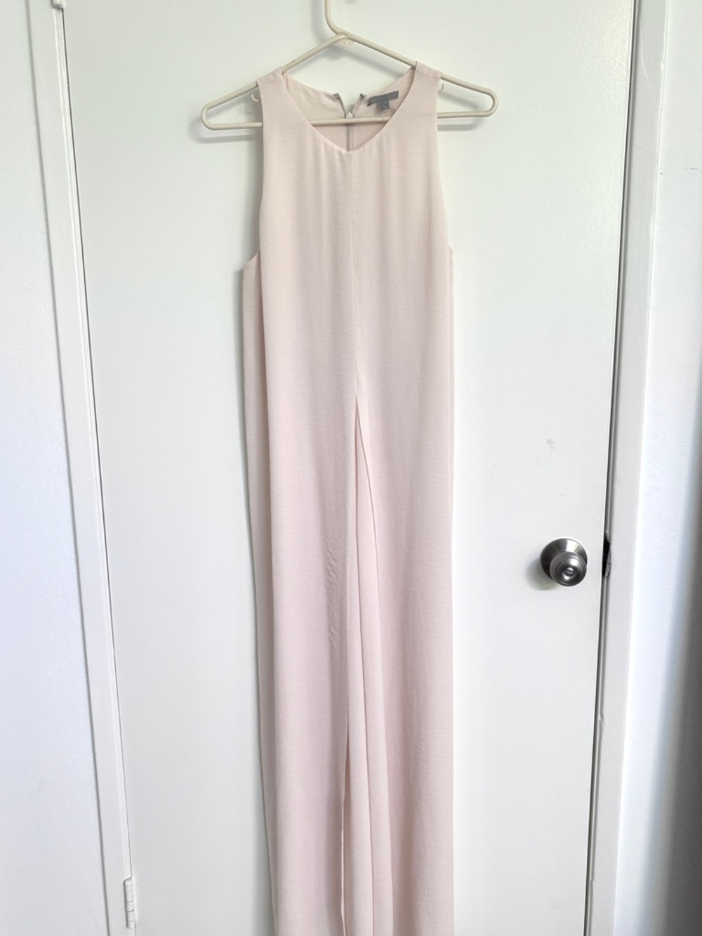COS Cream Sleeveless Dress with Side Splits - US 8
